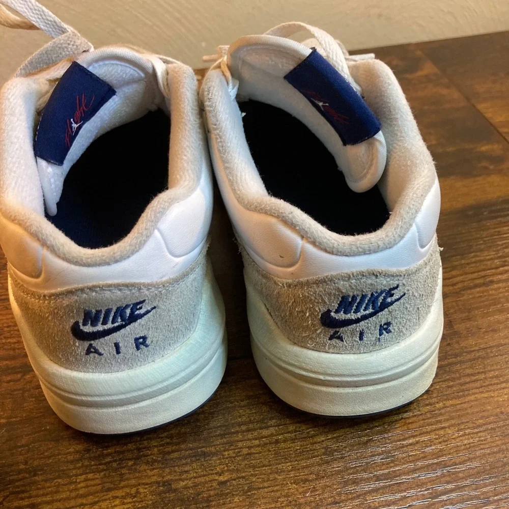 Nike Air Jordan Boys 4.5Y Stadium 90 White Navy  Sneakers DX4399-146